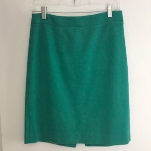 J.Crew Factory Double Serge Wool Pencil Skirt